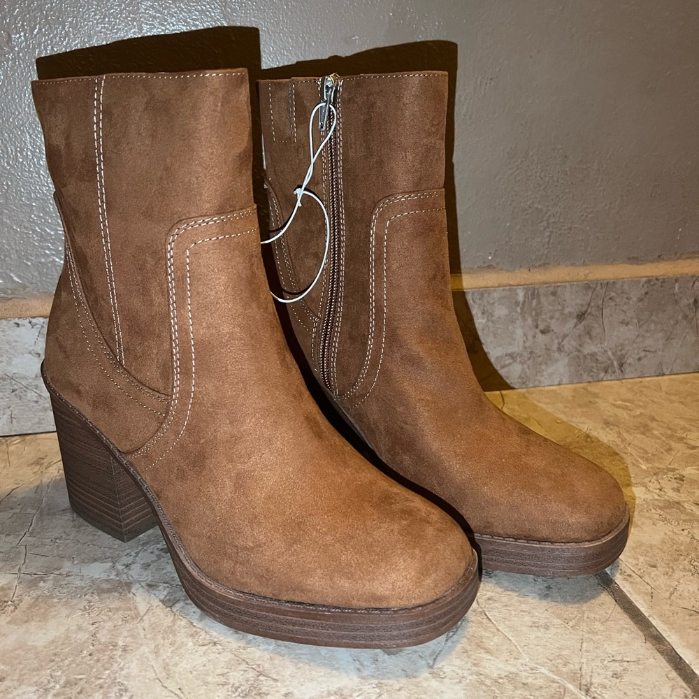 Brown Anckle Boots Brown Cognac\Lilyan -10